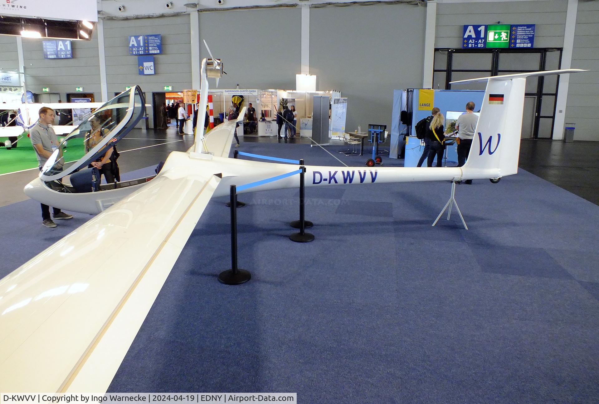 D-KWVV, Lange Antares 21E C/N not found_D-KWVV, Lange Antares 21E with electric motor at the AERO 2024, Friedrichshafen