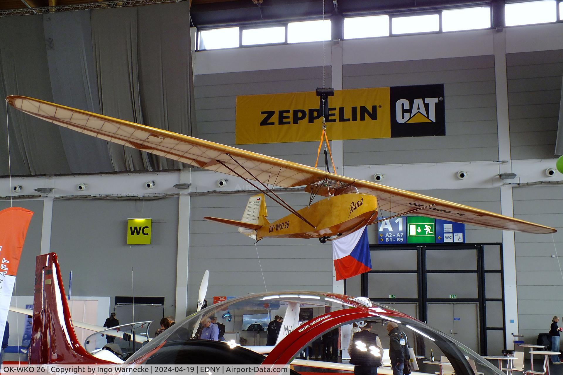 OK-WKO 26, 2017 Elsnic / Jiri Lenik EL-2M-LS Sedy Vlk replica C/N 01, Elsnic / Jiri Lenik EL-2M-LS Sedy Vlk replica at the AERO 2024, Friedrichshafen