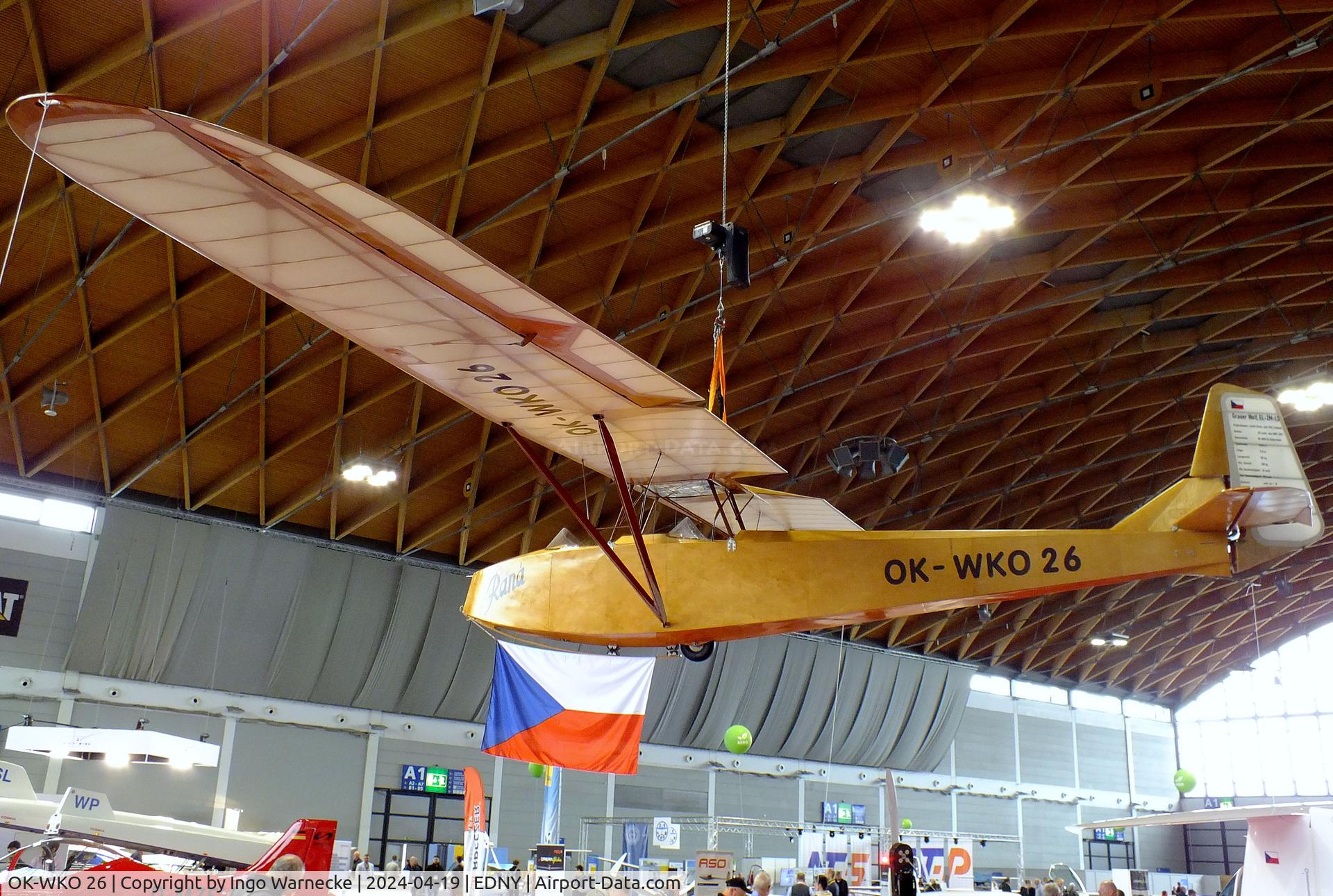 OK-WKO 26, 2017 Elsnic / Jiri Lenik EL-2M-LS Sedy Vlk replica C/N 01, Elsnic / Jiri Lenik EL-2M-LS Sedy Vlk replica at the AERO 2024, Friedrichshafen