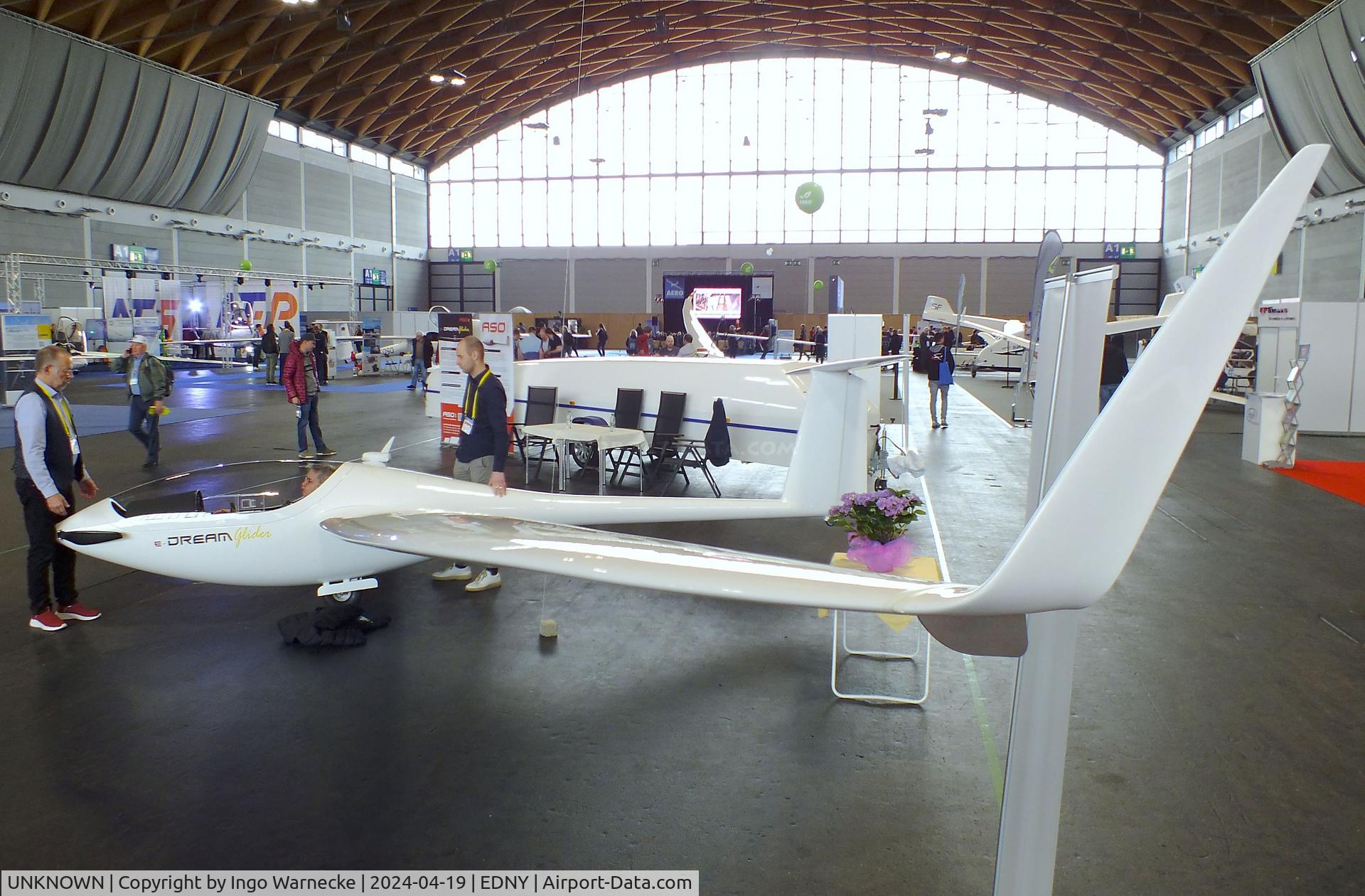 UNKNOWN, 2024 Aerial Solution Opportunities e-Dream-Glider C/N 01, Aerial Solution Opportunities ASO e-Dream-Glider prototype with electric motor at the AERO 2024, Friedrichshafen
