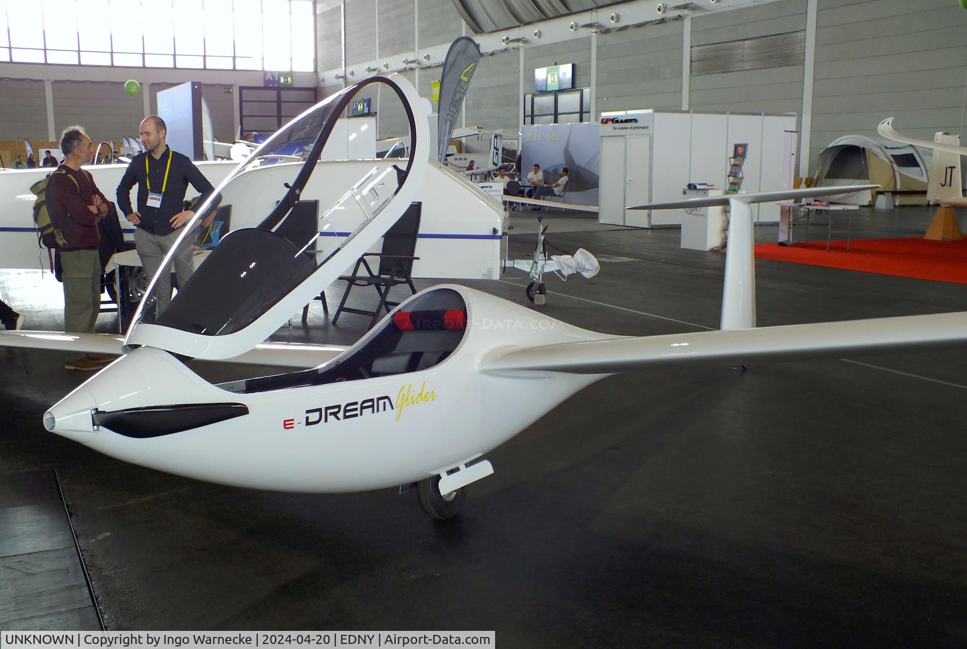 UNKNOWN, 2024 Aerial Solution Opportunities e-Dream-Glider C/N 01, Aerial Solution Opportunities ASO e-Dream-Glider prototype with electric motor at the AERO 2024, Friedrichshafen