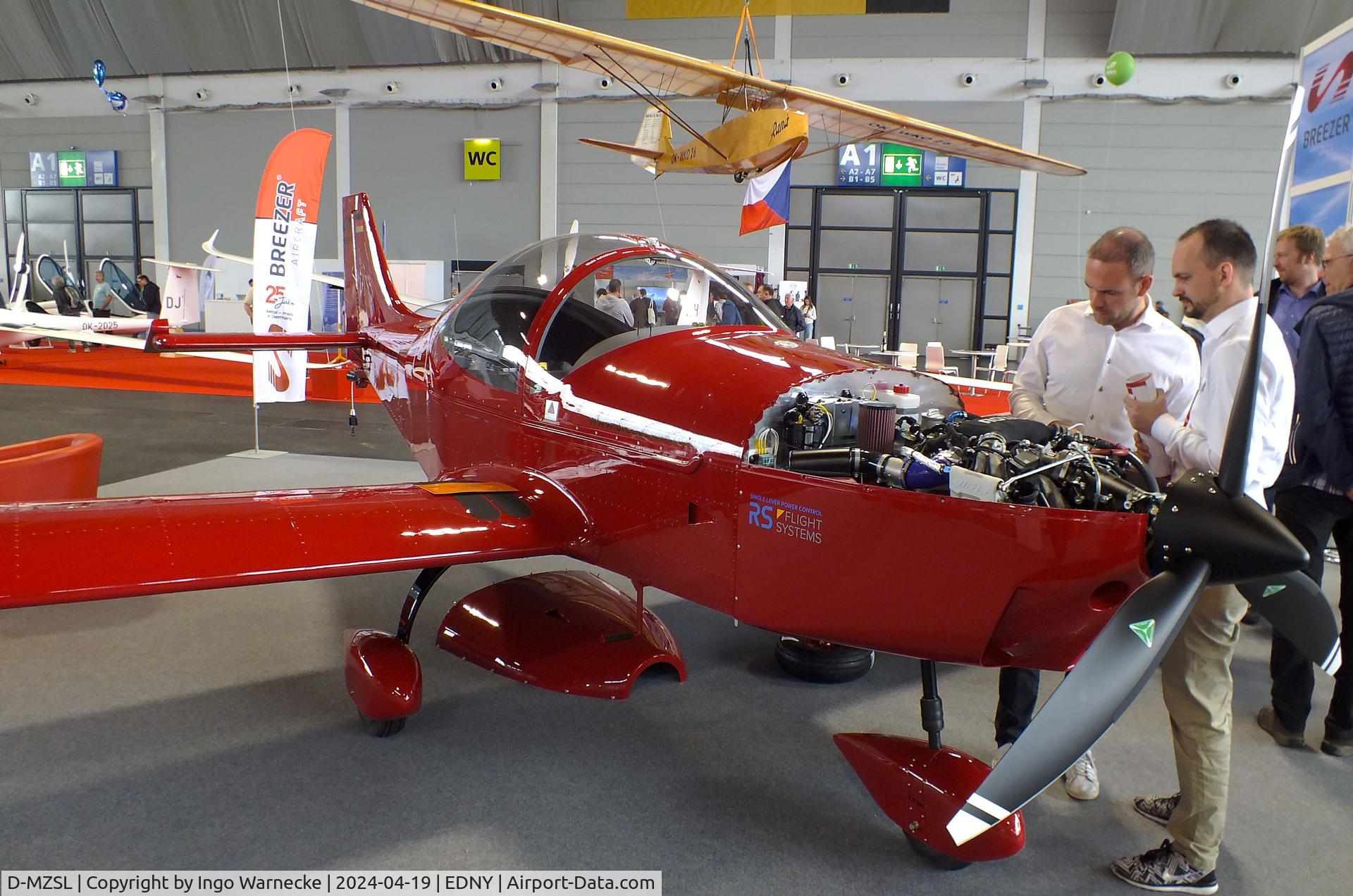 D-MZSL, Breezer Aircraft Breezer B400-6 C/N not found_D-MZSL, Breezer Aircraft Breezer B400-6 (tow-plane with Rotax 916 iS) at the AERO 2024, Friedrichshafen