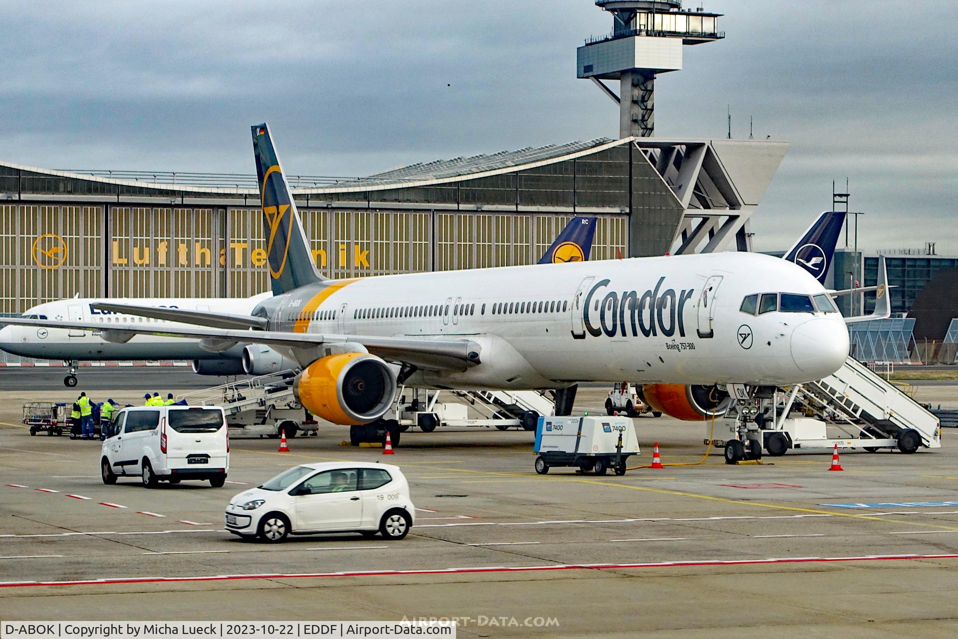D-ABOK, 2000 Boeing 757-330 C/N 29020, At Frankfurt