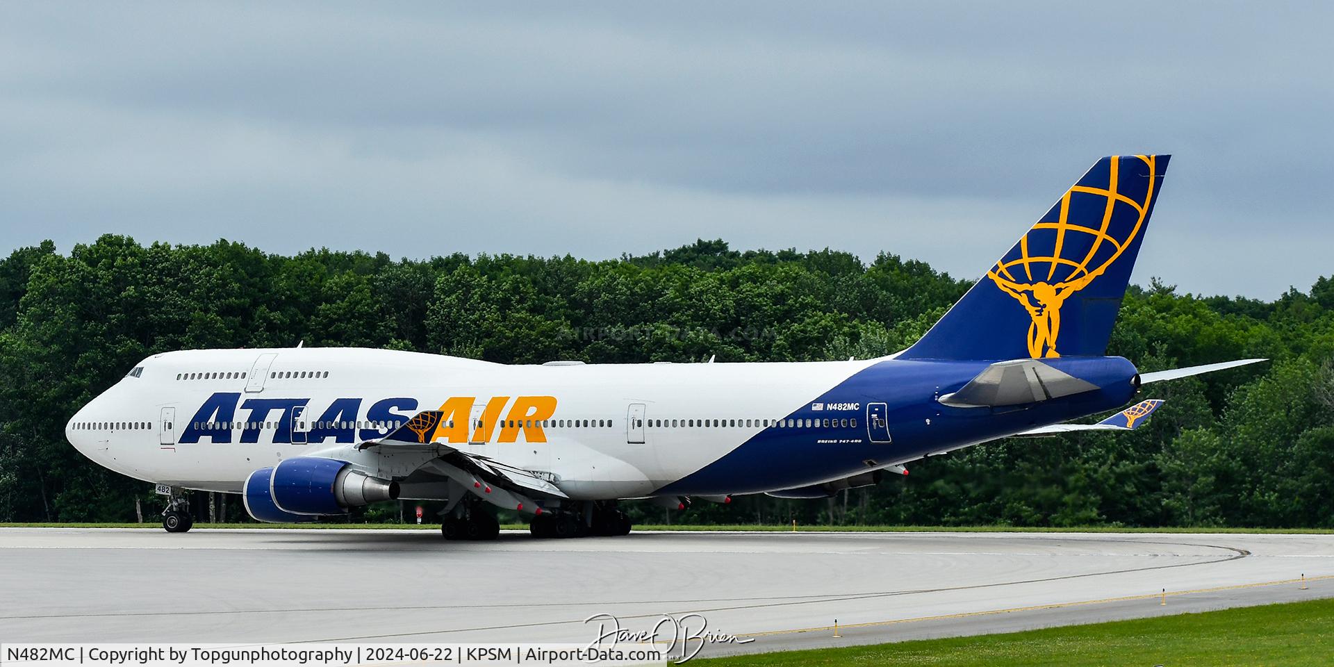 N482MC, 2001 Boeing 747-443 C/N 32340, CAMBER532 departing off RW16