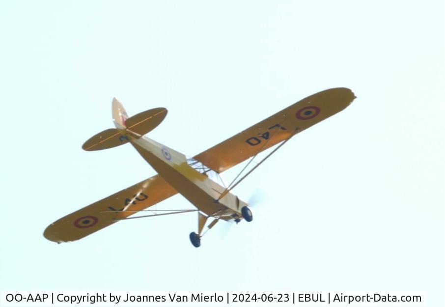 OO-AAP, 1953 Piper L-18C Super Cub (PA-18-95) C/N 18-3214, Ursel