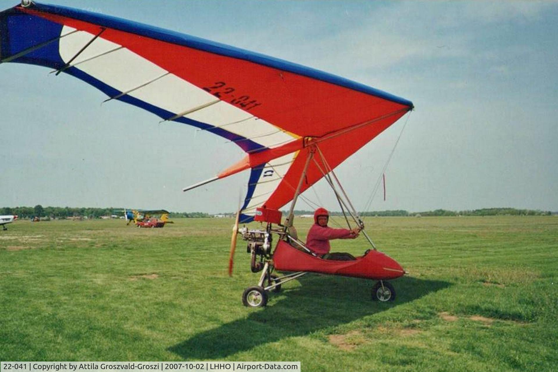 22-041, Halley Apollo CX / racer GT C/N ., LHHO - Hajdúszoboszló Airport, Hungary