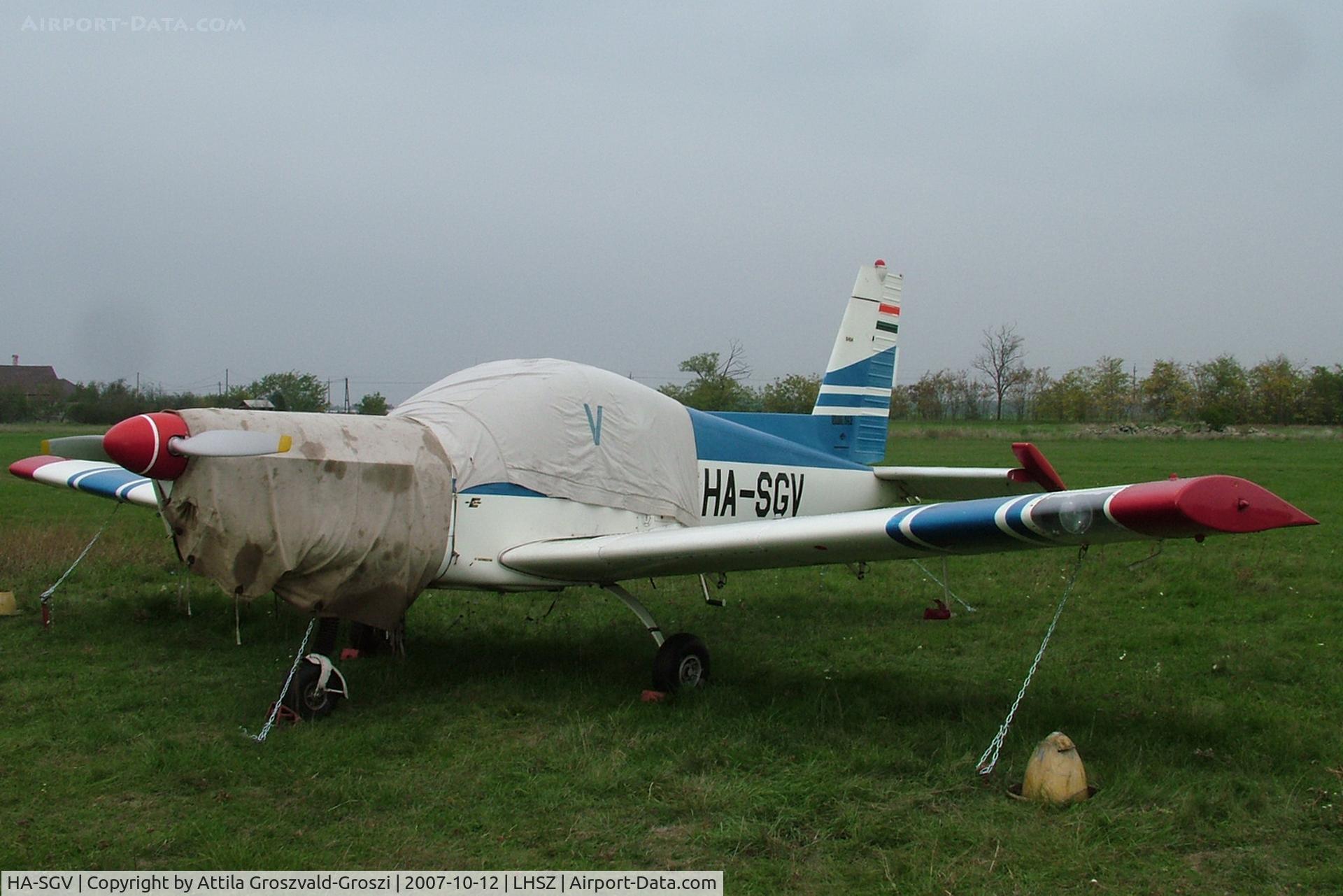 HA-SGV, 1989 Zlin Z-142 C/N 0484, LHSZ - Szentes Airport, Hungary