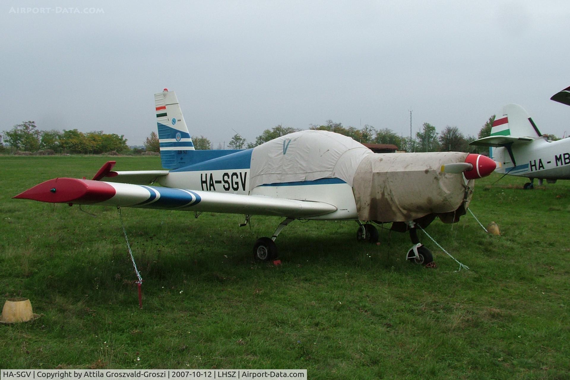 HA-SGV, 1989 Zlin Z-142 C/N 0484, LHSZ - Szentes Airport, Hungary