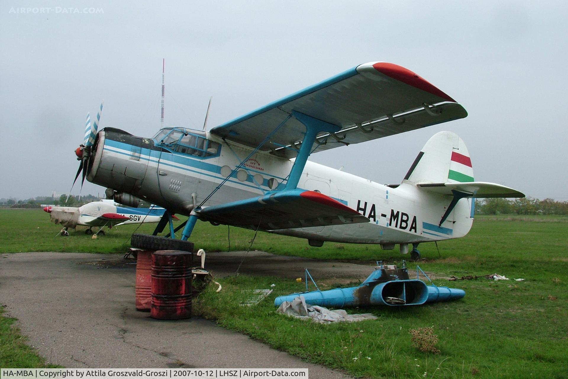 HA-MBA, 1975 PZL-Mielec An-2R C/N 1G161-06, LHSZ - Szentes Airport, Hungary