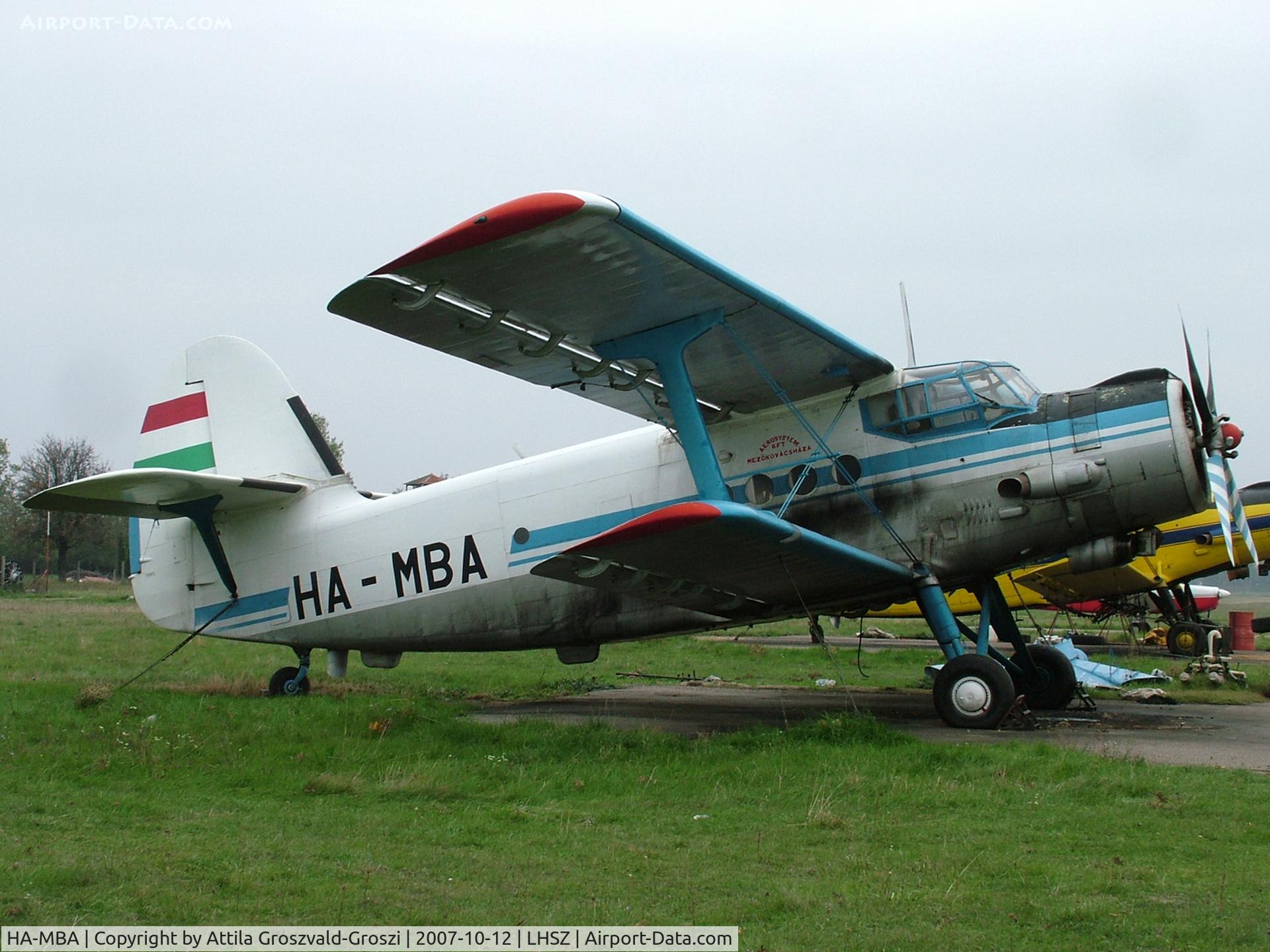 HA-MBA, 1975 PZL-Mielec An-2R C/N 1G161-06, LHSZ - Szentes Airport, Hungary