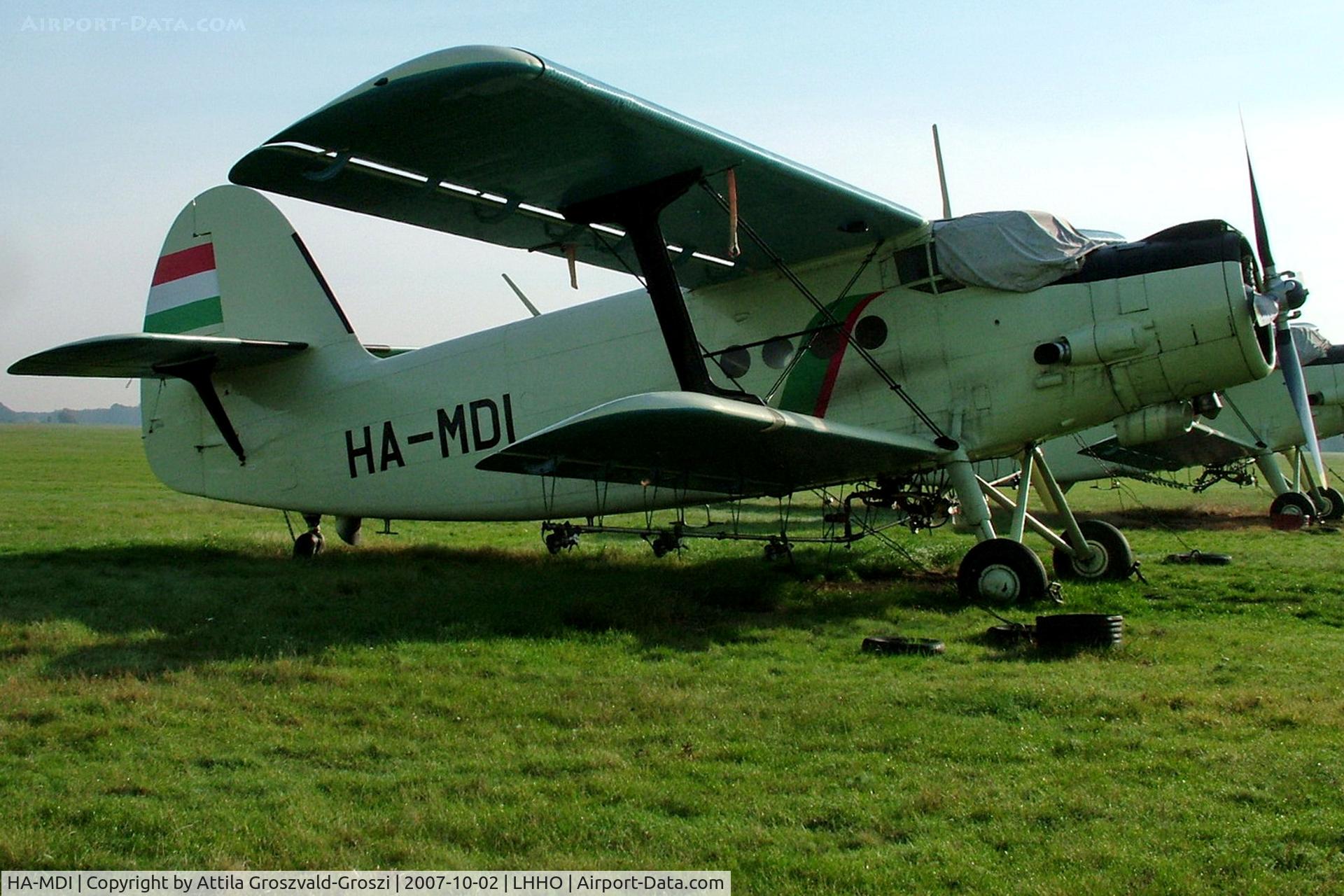 HA-MDI, 1978 PZL-Mielec An-2R C/N 1G181-40, LHHO - Hajdúszoboszló Airport, Hungary