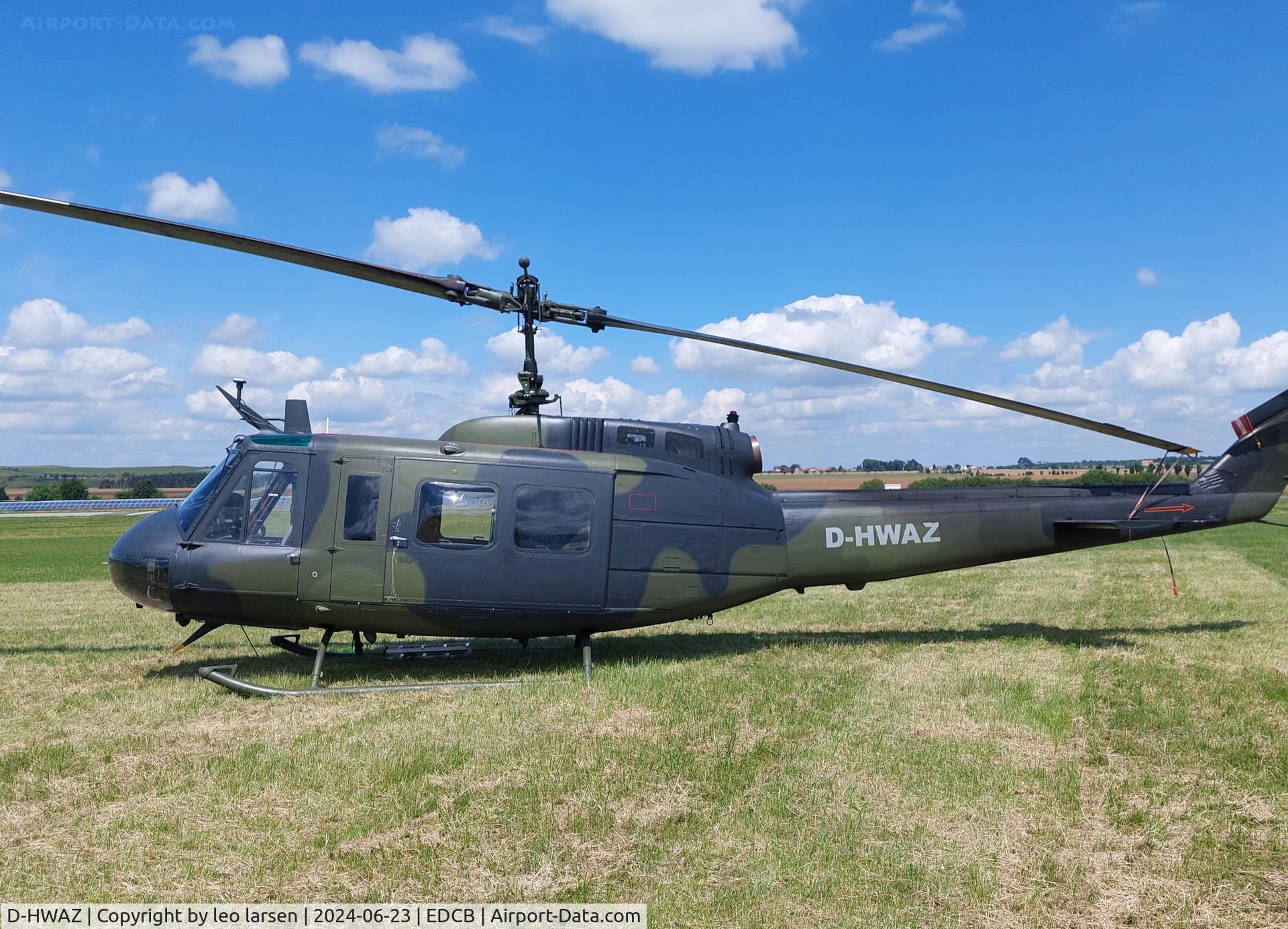 D-HWAZ, Dornier-Bell UH-1D Iroquois C/N 8147D, Ballensredt 23.6.20249