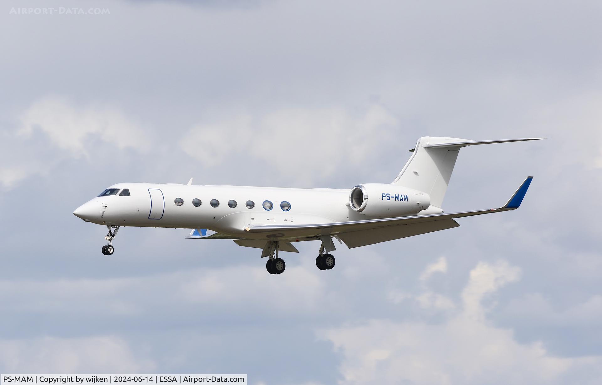 PS-MAM, 2020 Gulfstream GV-SP (G550) C/N 5609, Rwy 26