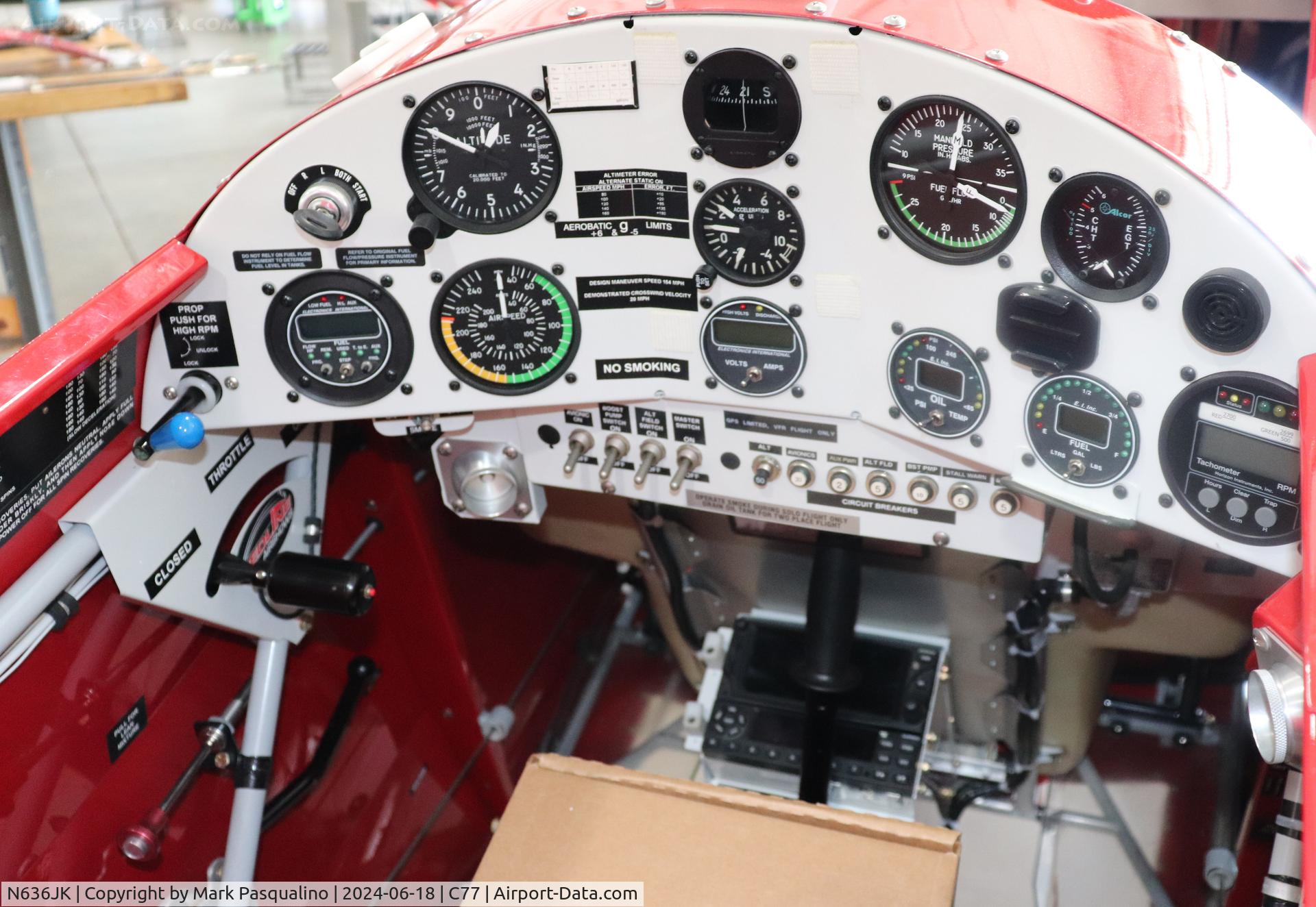 N636JK, 2017 Pitts S-2C Special C/N 6092, Pitts S-2C