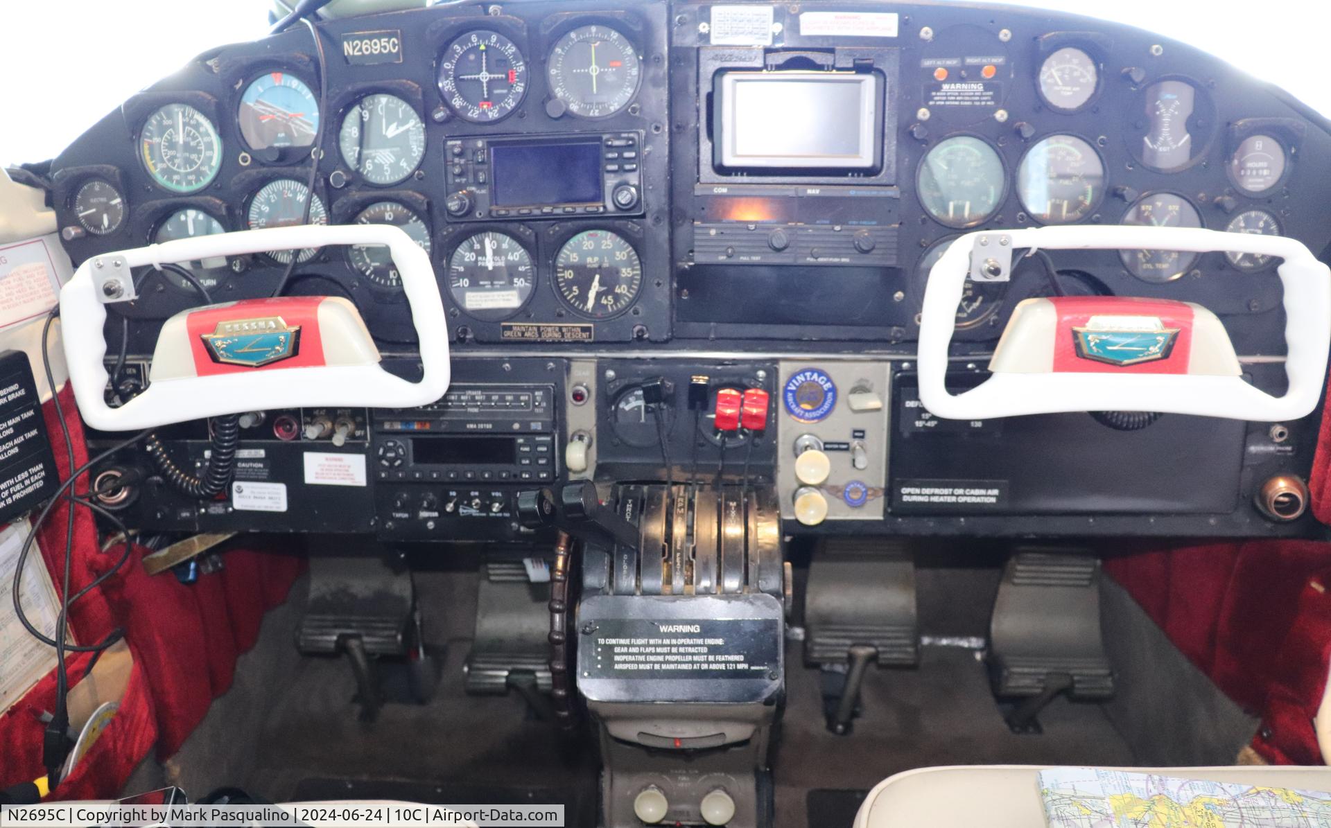 N2695C, 1955 Cessna 310 C/N 35095, Cessna 310