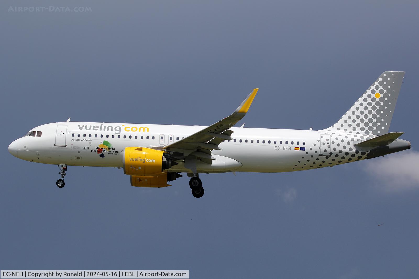 EC-NFH, 2019 Airbus A320-271N C/N 9078, at bcn