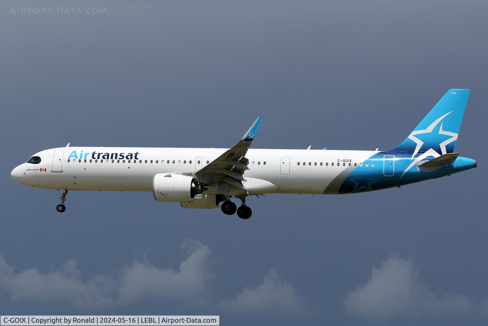 C-GOIX, Airbus A321-271NX C/N 11363, at bcn