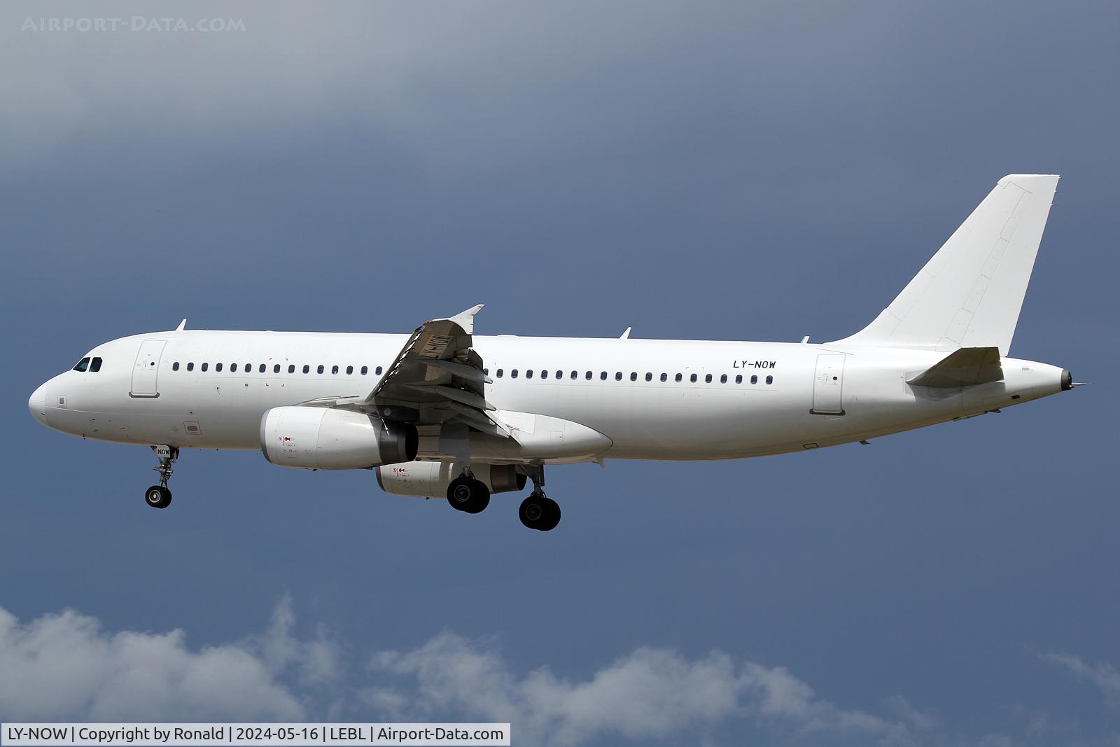 LY-NOW, 2010 Airbus A320-232 C/N 4328, at bcn