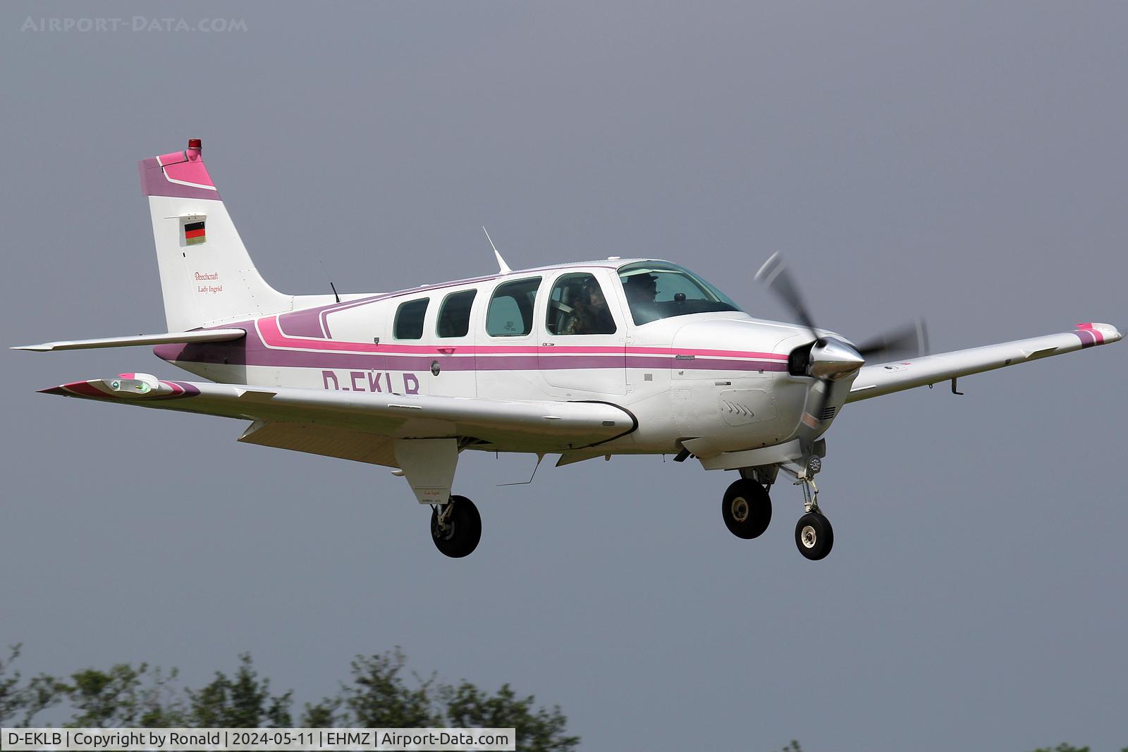 D-EKLB, Beechcraft A36 Bonanza C/N E-2444, at ehmz