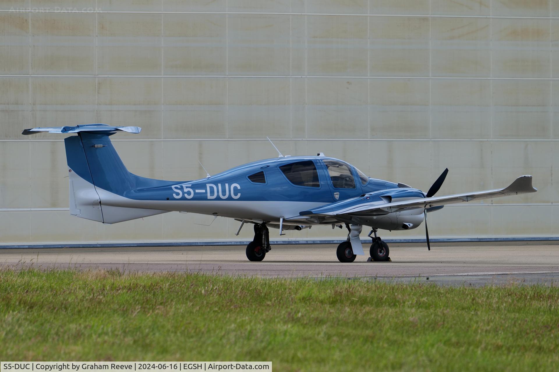 S5-DUC, 2023 Diamond DA62 C/N Unknown, Parked at Norwich.