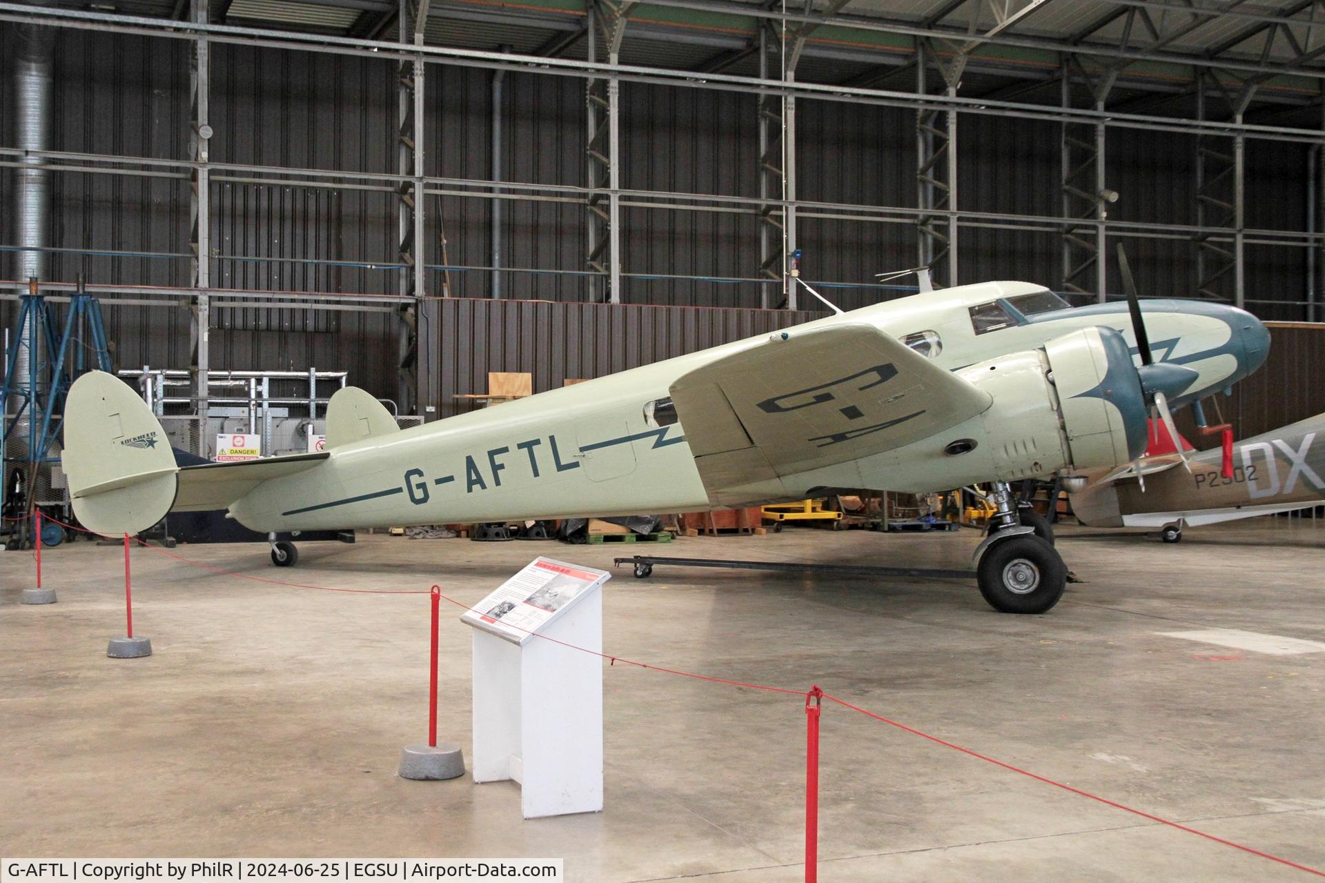 G-AFTL, 1936 Lockheed 12A Electra Junior C/N 1203, G-AFTL 1936 Lockheed 12A Duxford 25.06.24