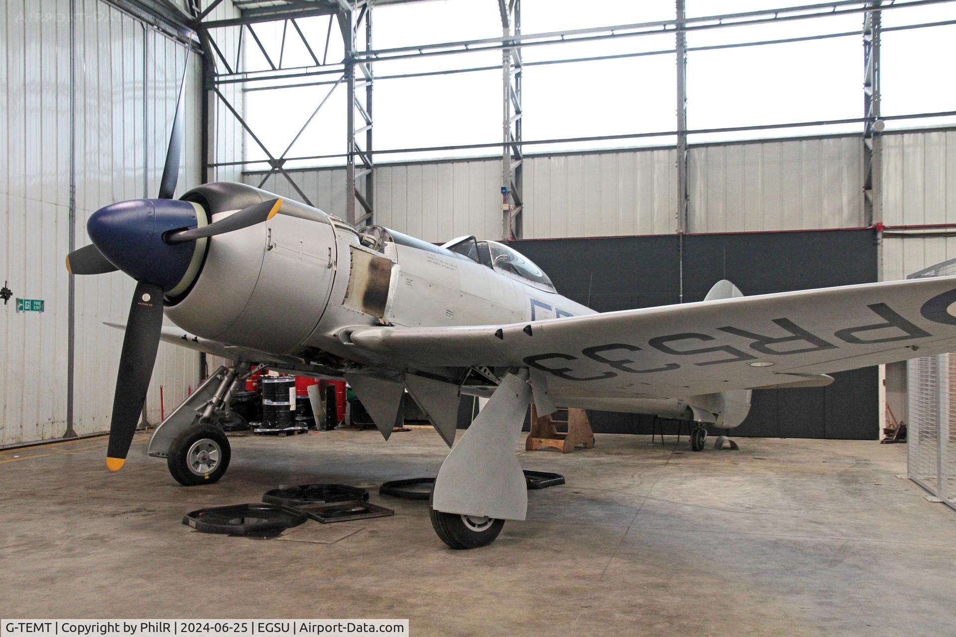 G-TEMT, 1945 Hawker Tempest II C/N 420, 'PR533' G-TEMT (MW763) 1945 Hawker Tempest ll Duxford 25.06.24 (3)