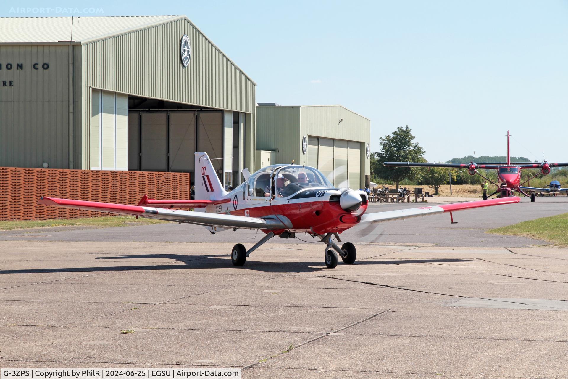G-BZPS, 1974 Scottish Aviation Bulldog T.1 C/N BH120/316, XX658 (G-BZPS, G-SMAT) 1974 Scottish Aviation Bulldog T1 Duxford 25.06.24 (1)