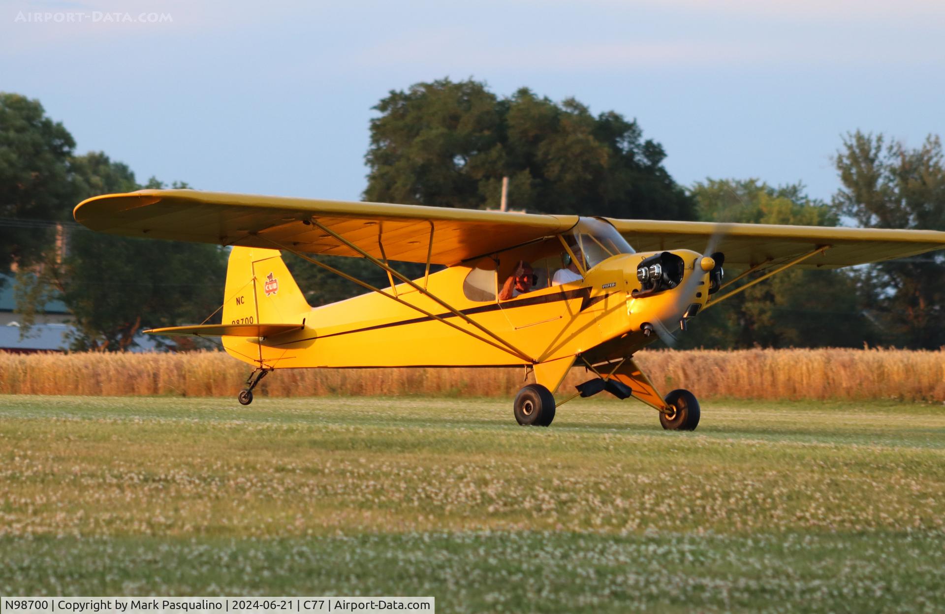 N98700, 1946 Piper J3C-65 Cub C/N 18930, Piper J3C-65