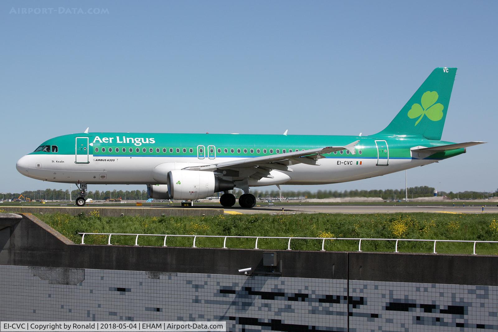 EI-CVC, 2001 Airbus A320-214 C/N 1443, at eham