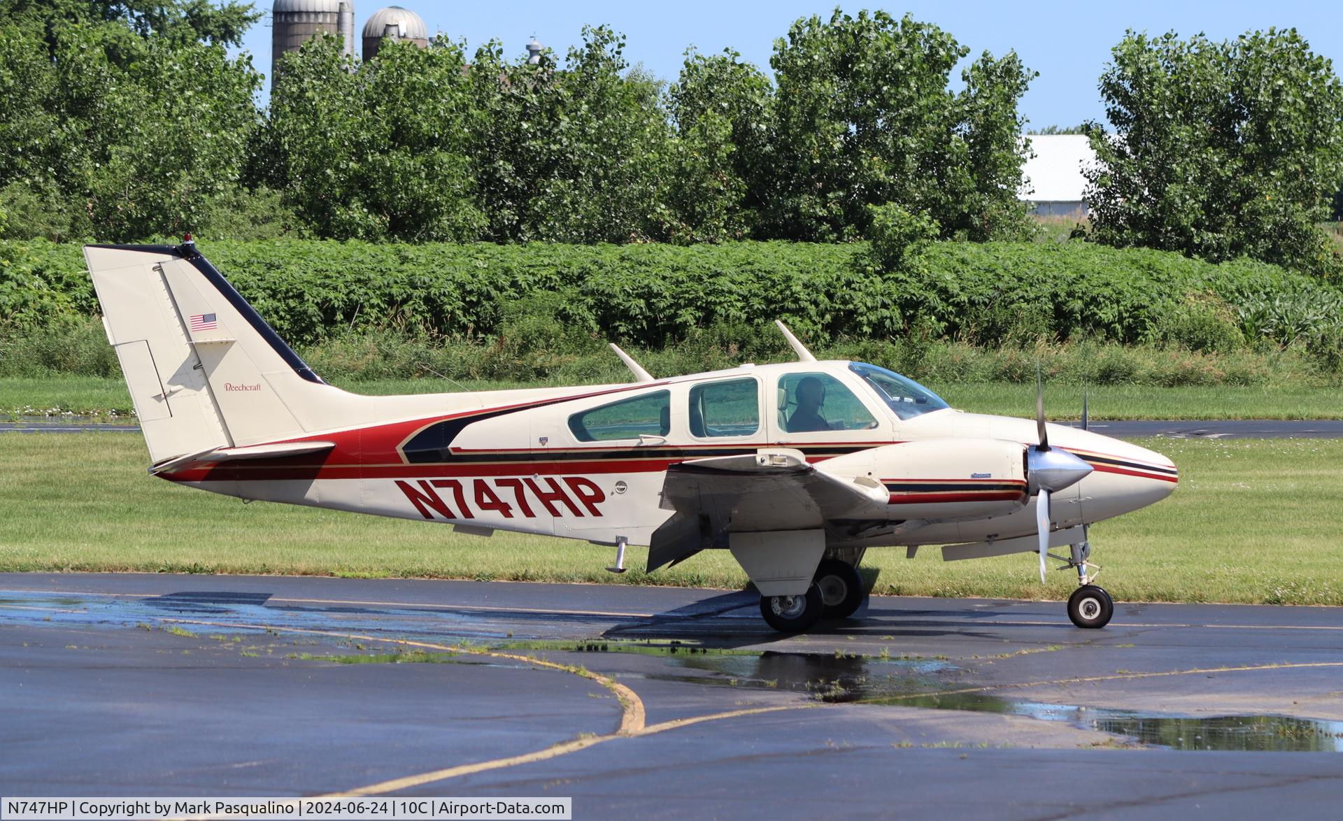 N747HP, 1977 Beech 95-B55 (T42A) Baron C/N TC-2034, Beech B55