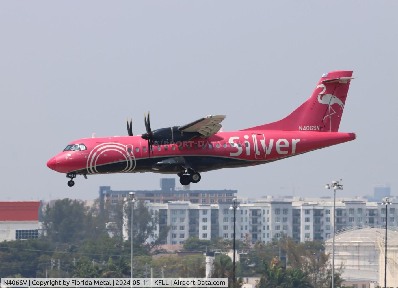 N406SV, 2019 ATR 42-600 C/N 1405, SIL ATR-42 zx FLL-FLL took off heading to Bahamas but then returned back to FLL where an ambulance was waiting