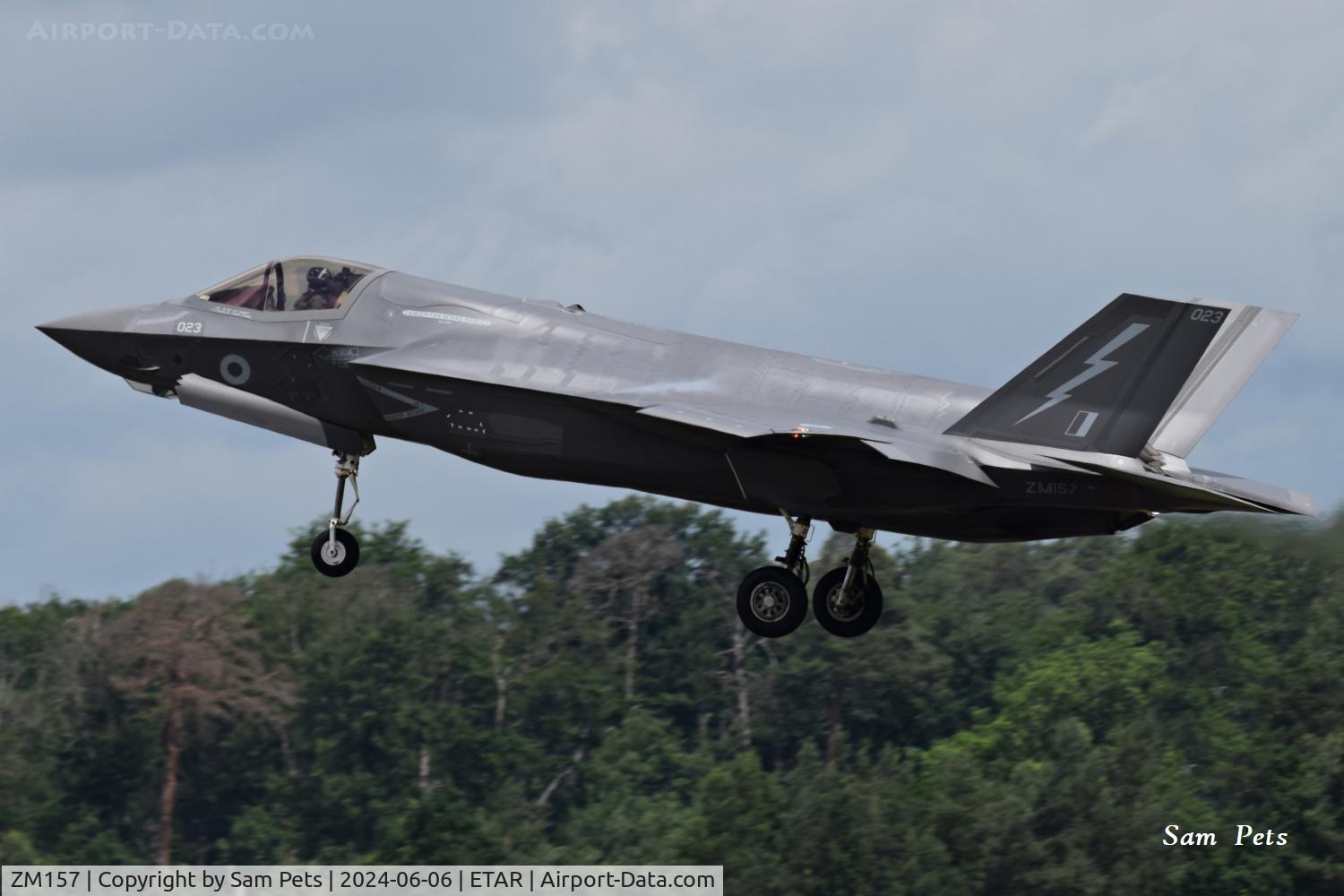 ZM157, 2023 Lockheed Martin F-35B Lightning II C/N BK-23, ZM157 at Ramstein.