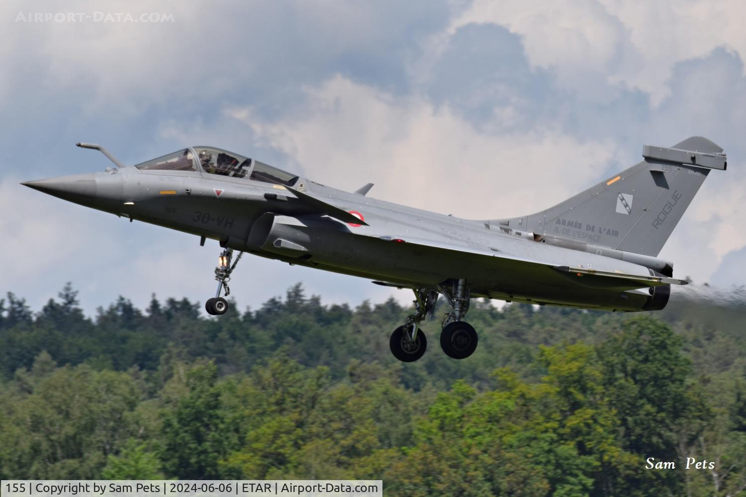 155, Dassault Rafale C C/N not found 155, 155  30-VH at Ramstein.