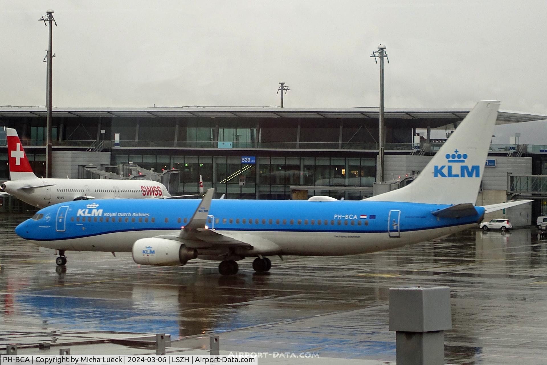 PH-BCA, 2010 Boeing 737-8K2 C/N 37820, At Zurich Kloten