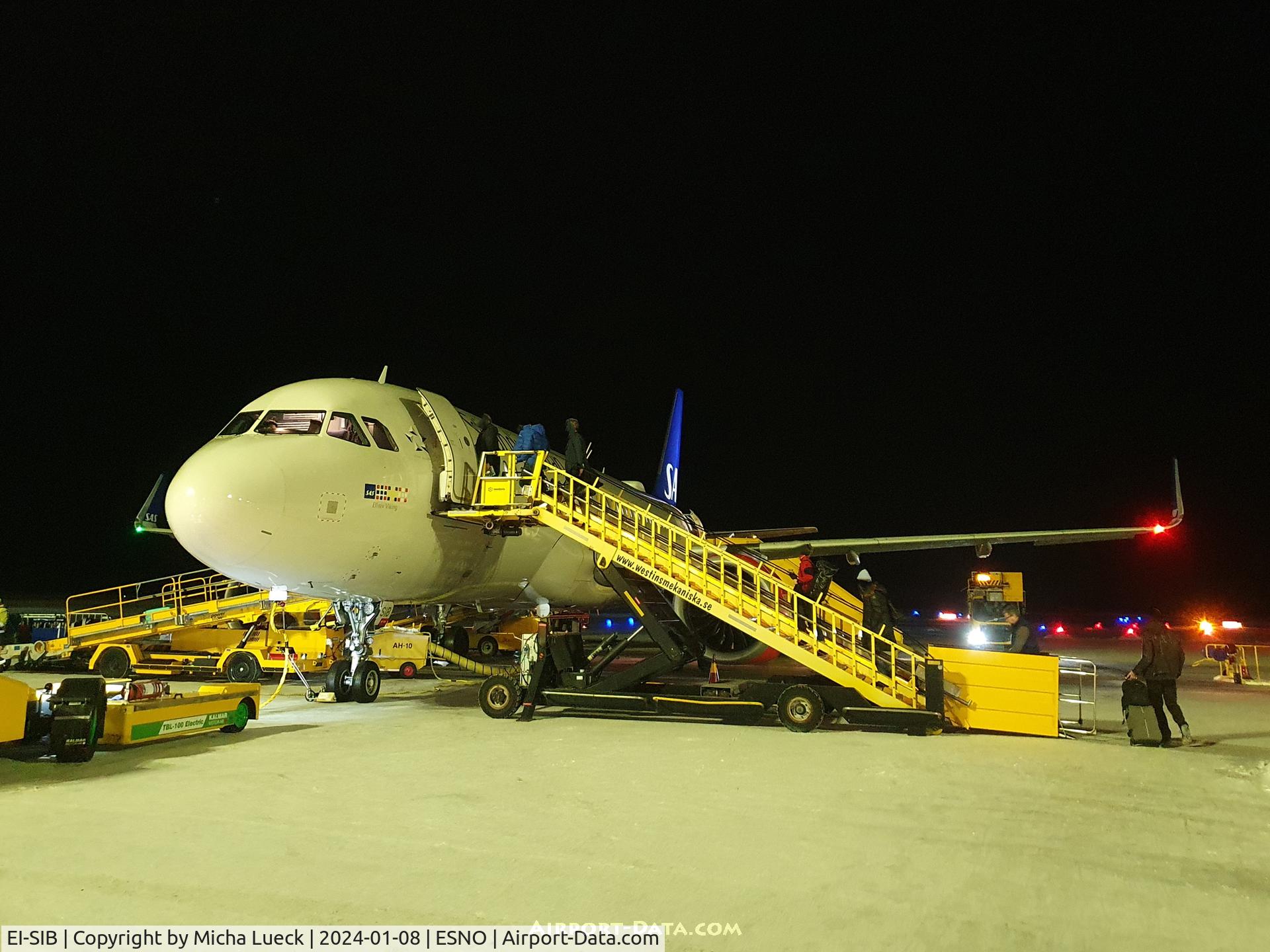 EI-SIB, 2017 Airbus A320-251N C/N 7951, At Umeå