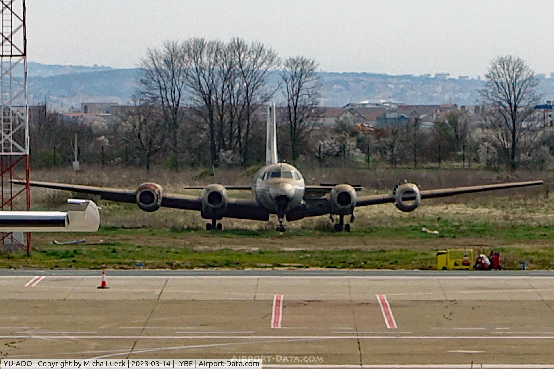 YU-ADO, 1958 Convair CV-440-0 C/N 440, Parked and left at Nikola Tesla Airport, Belgrade