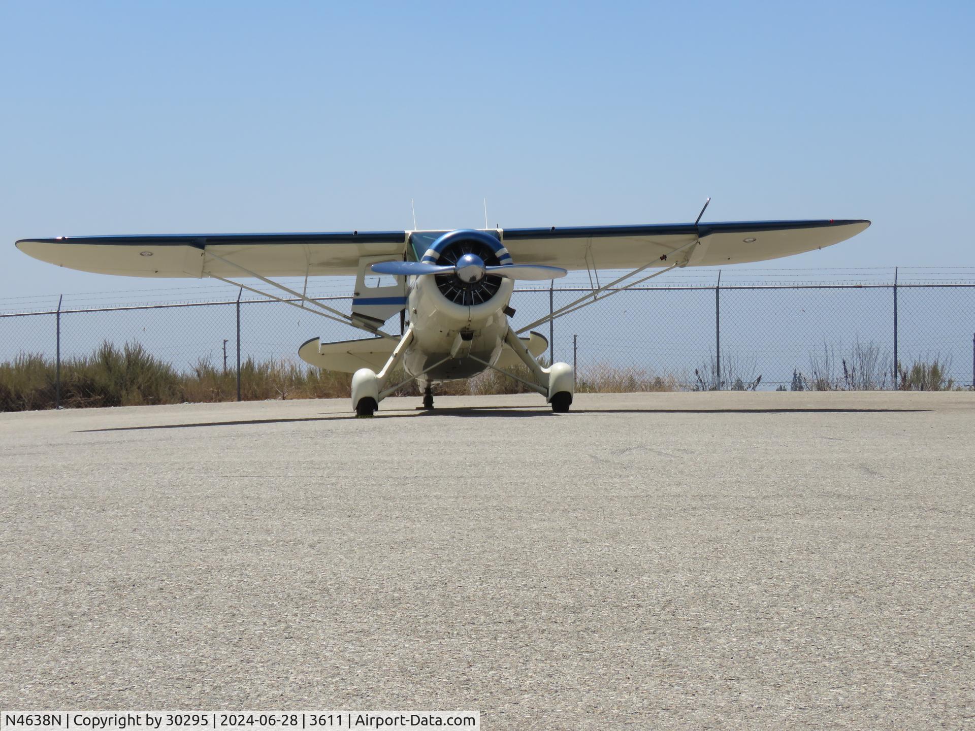N4638N, 1944 Howard Aircraft DGA-15P C/N 1011, Parked