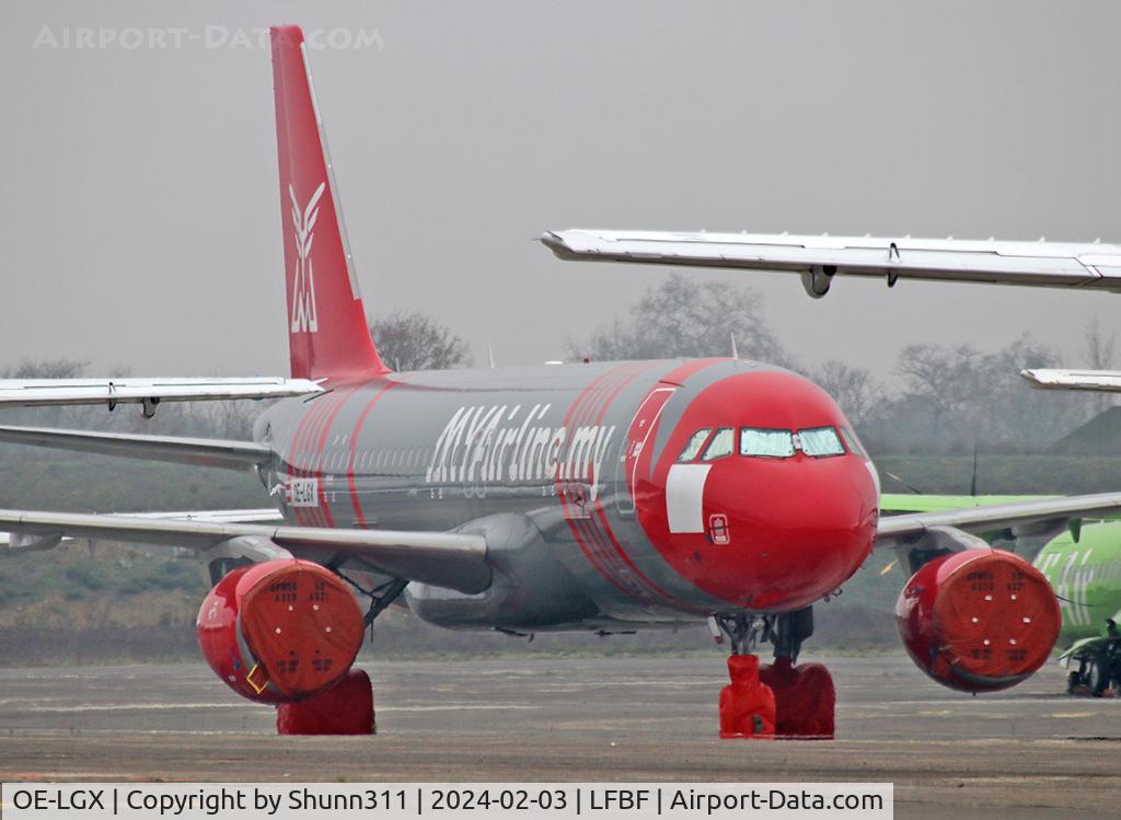 OE-LGX, 2008 Airbus A320-216 C/N 3729, Stored @LFBF in MyAirlines c/s... Ntu... For Carpatair...