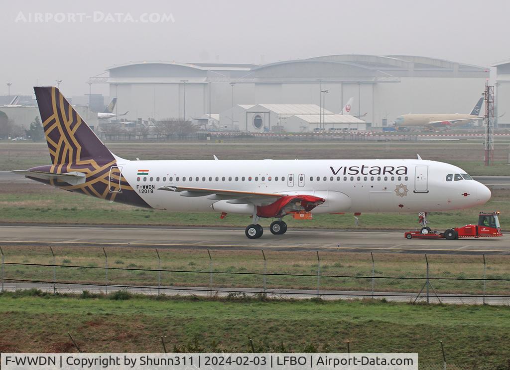 F-WWDN, 2024 Airbus A320-251N C/N 12018, C/n 12018 - To be VT-TQX