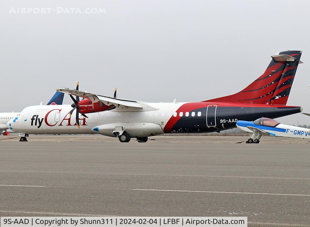 9S-AAD, 2002 ATR 72-212A C/N 685, Parked...