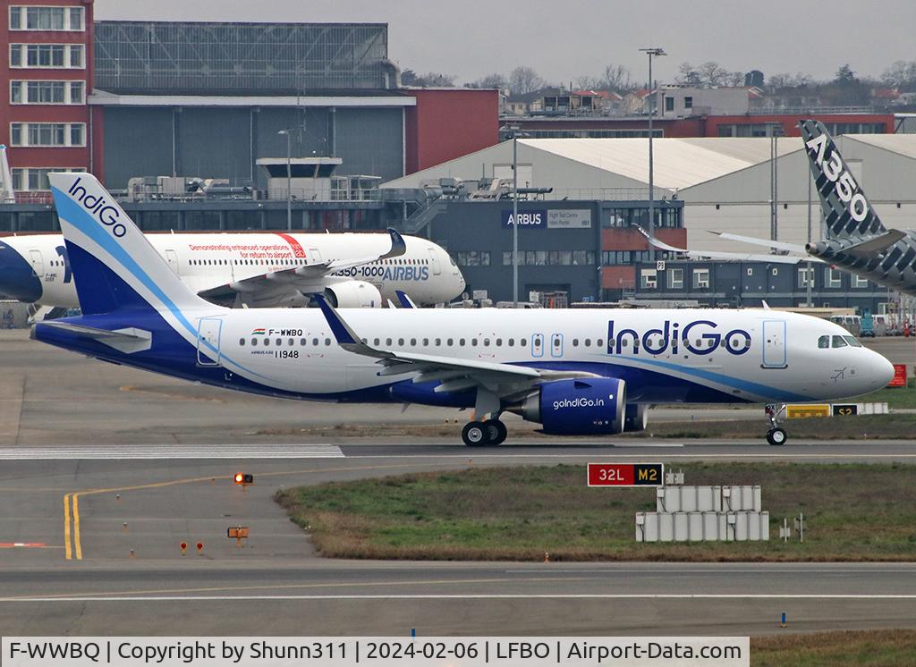 F-WWBQ, 2024 Airbus A320-251N C/N 11948, C/n 11948 - To be VT-IQX