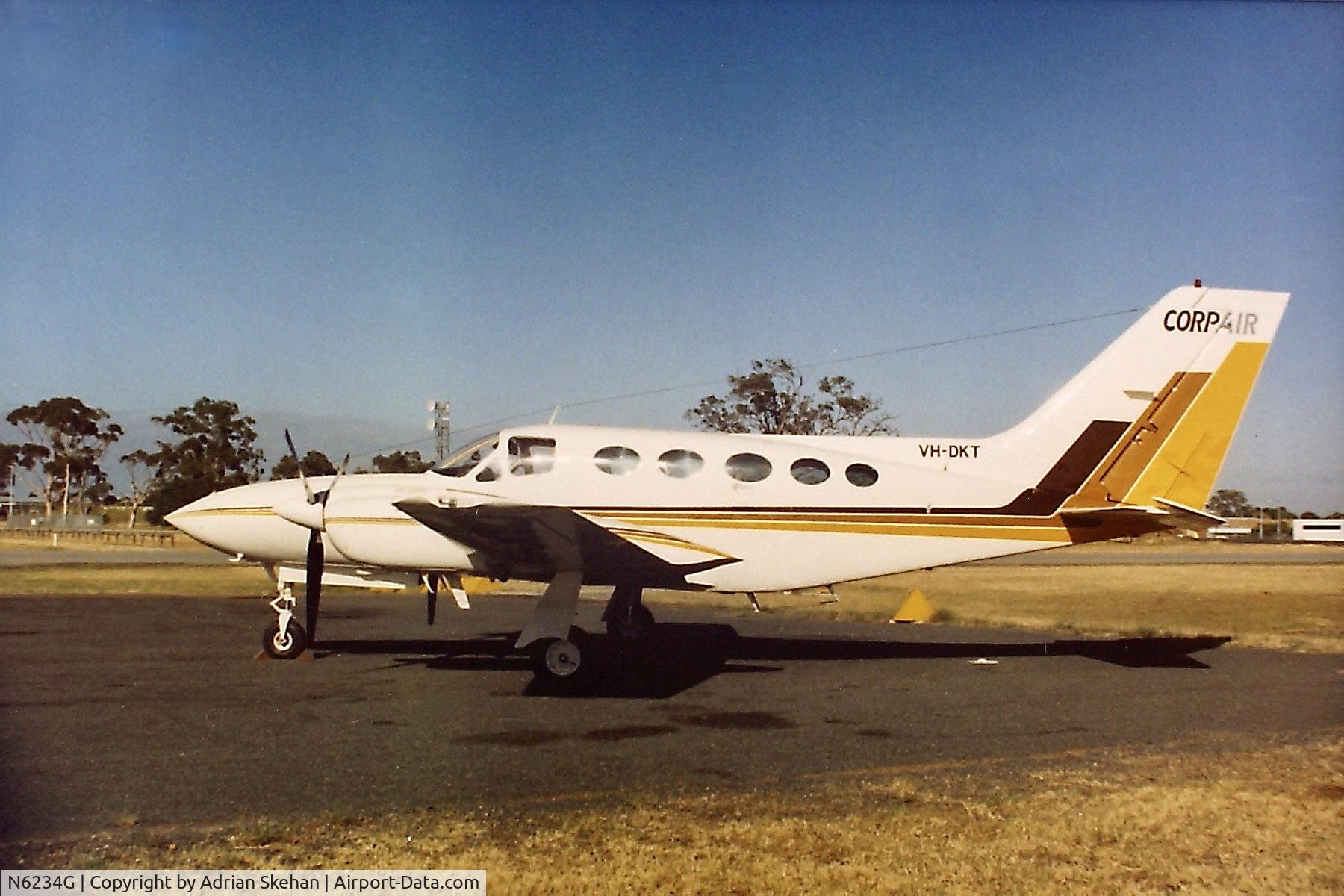 N6234G, 1977 Cessna 421C Golden Eagle C/N 421C0265, Golden Eagle Serial # Cessna 421 C 0265. Operated in Perth,  Western Australia, between 1985 and 1992.  It was in Queensland before that.