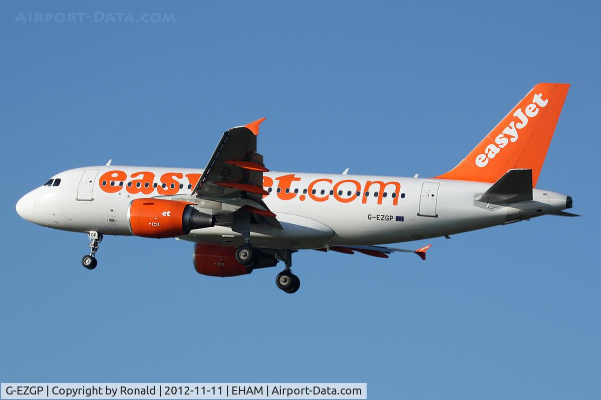 G-EZGP, 2011 Airbus A319-111 C/N 4787, at eham
