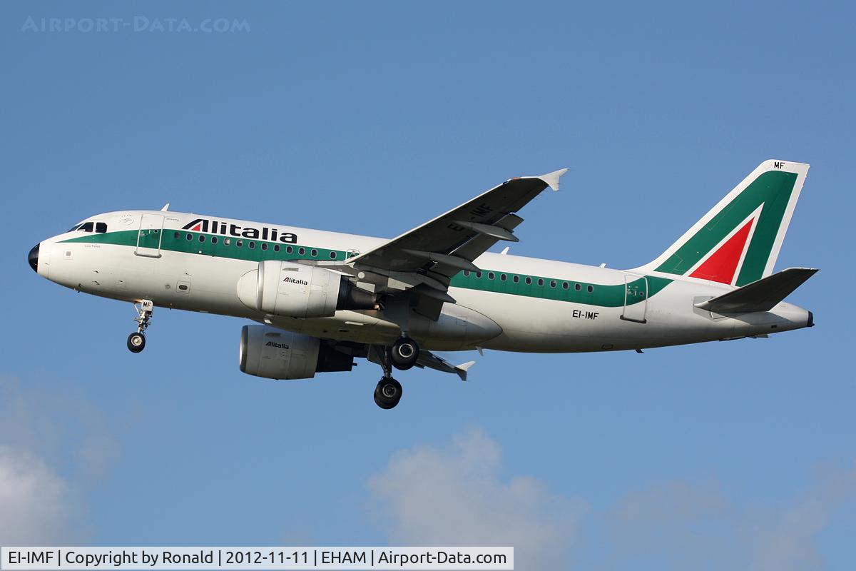 EI-IMF, 2003 Airbus A319-112 C/N 2083, at eham