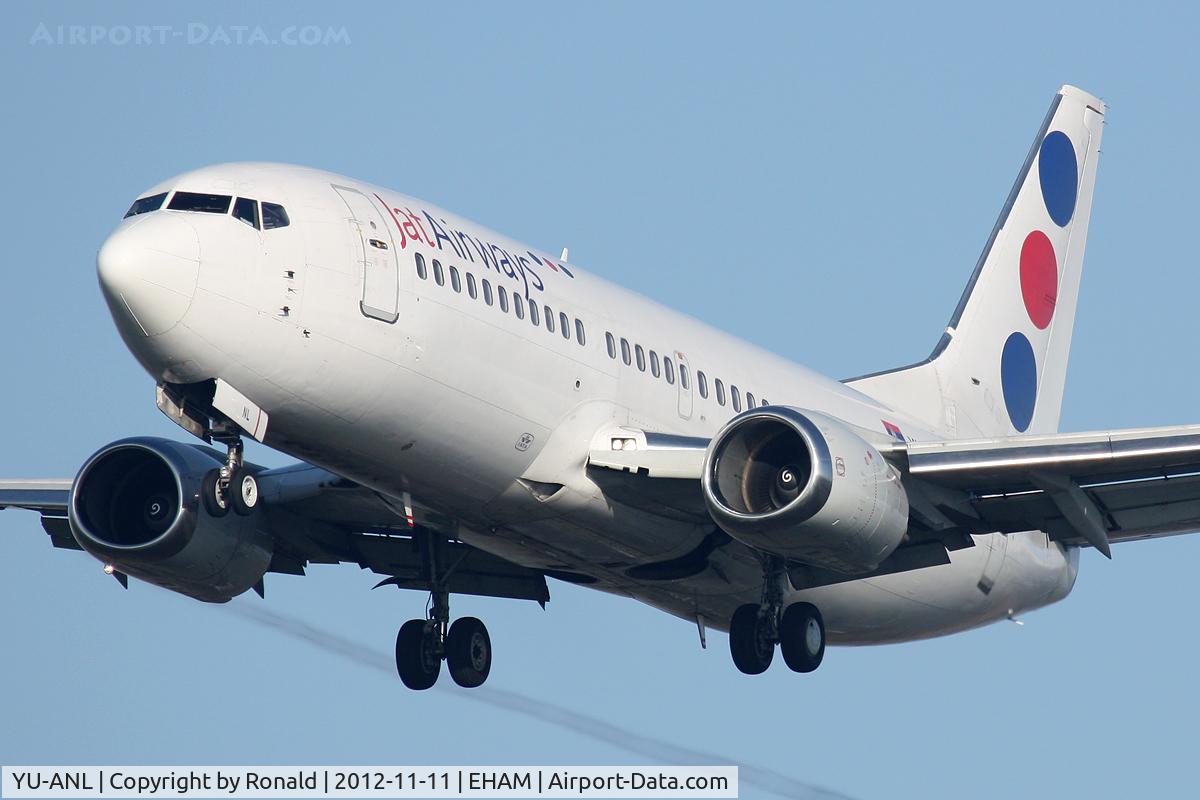 YU-ANL, 1986 Boeing 737-3H9 C/N 23716/1321, at eham
