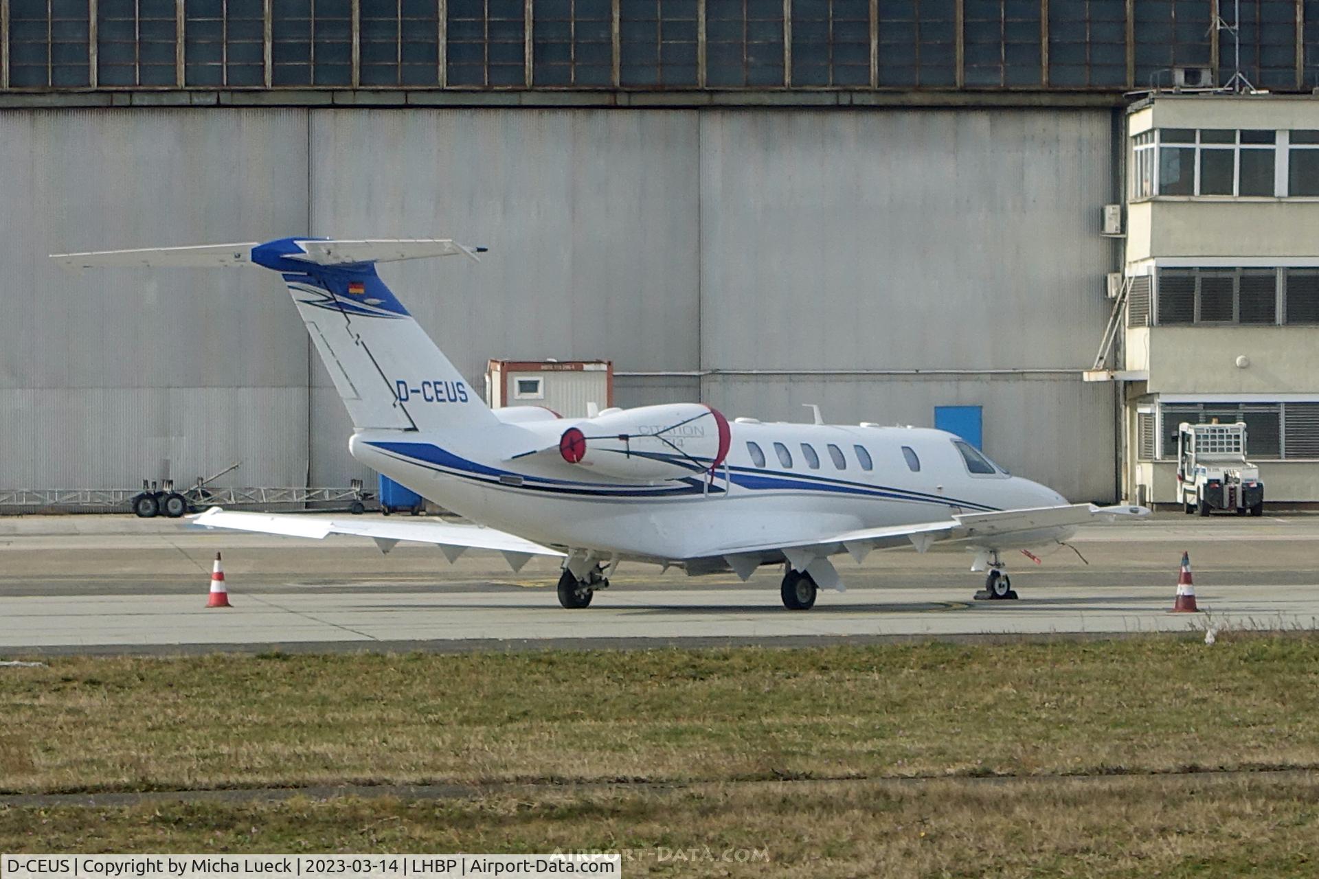 D-CEUS, 2016 Cessna 525C CitationJet Cj4 CitationJet CJ4 C/N 525C-0233, At Budapest