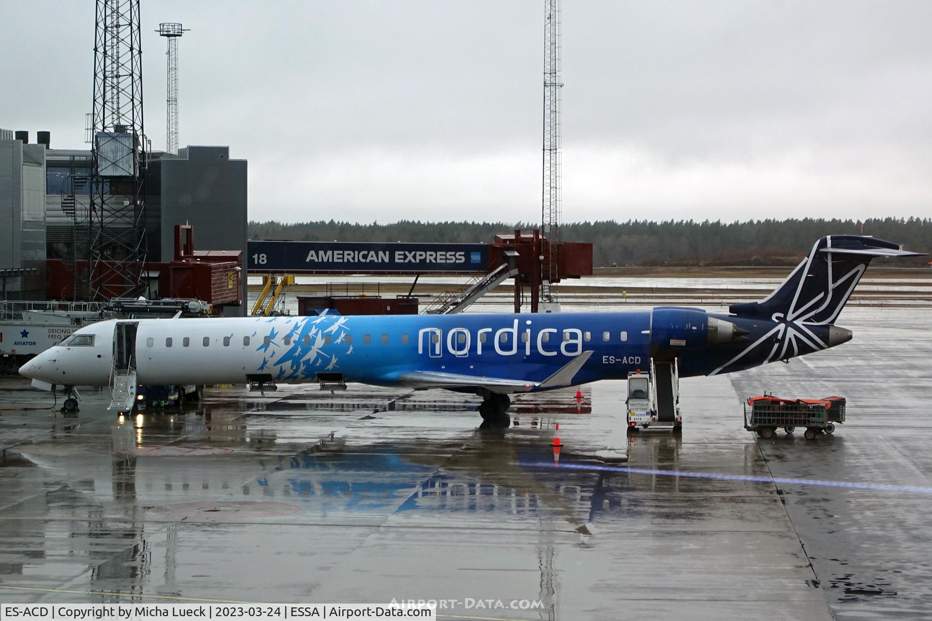 ES-ACD, 2011 Bombardier CRJ-900LR (CL-600-2D24) C/N 15276, At Arlanda
