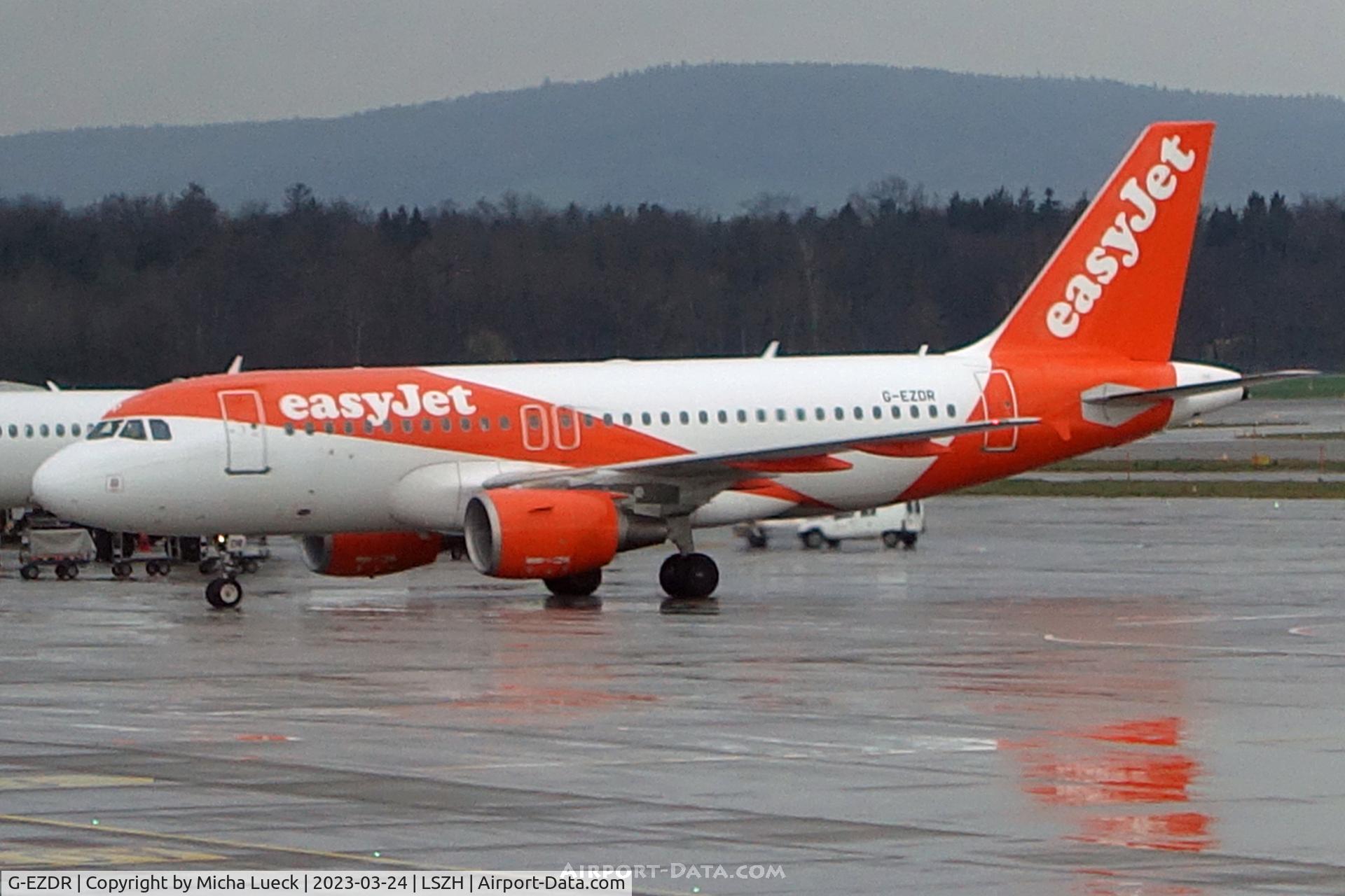 G-EZDR, 2008 Airbus A319-111 C/N 3683, At Zurich Kloten