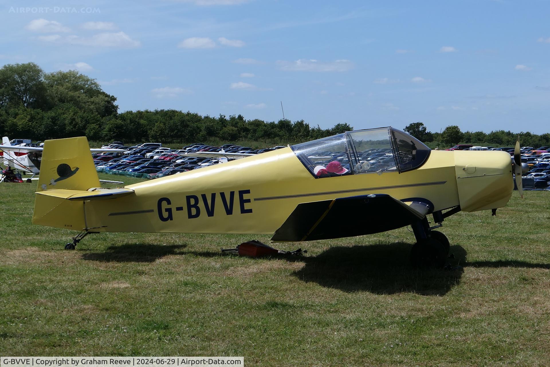 G-BVVE, 1961 Jodel D-112 C/N 1070, Parked at Hevenigham Hall.