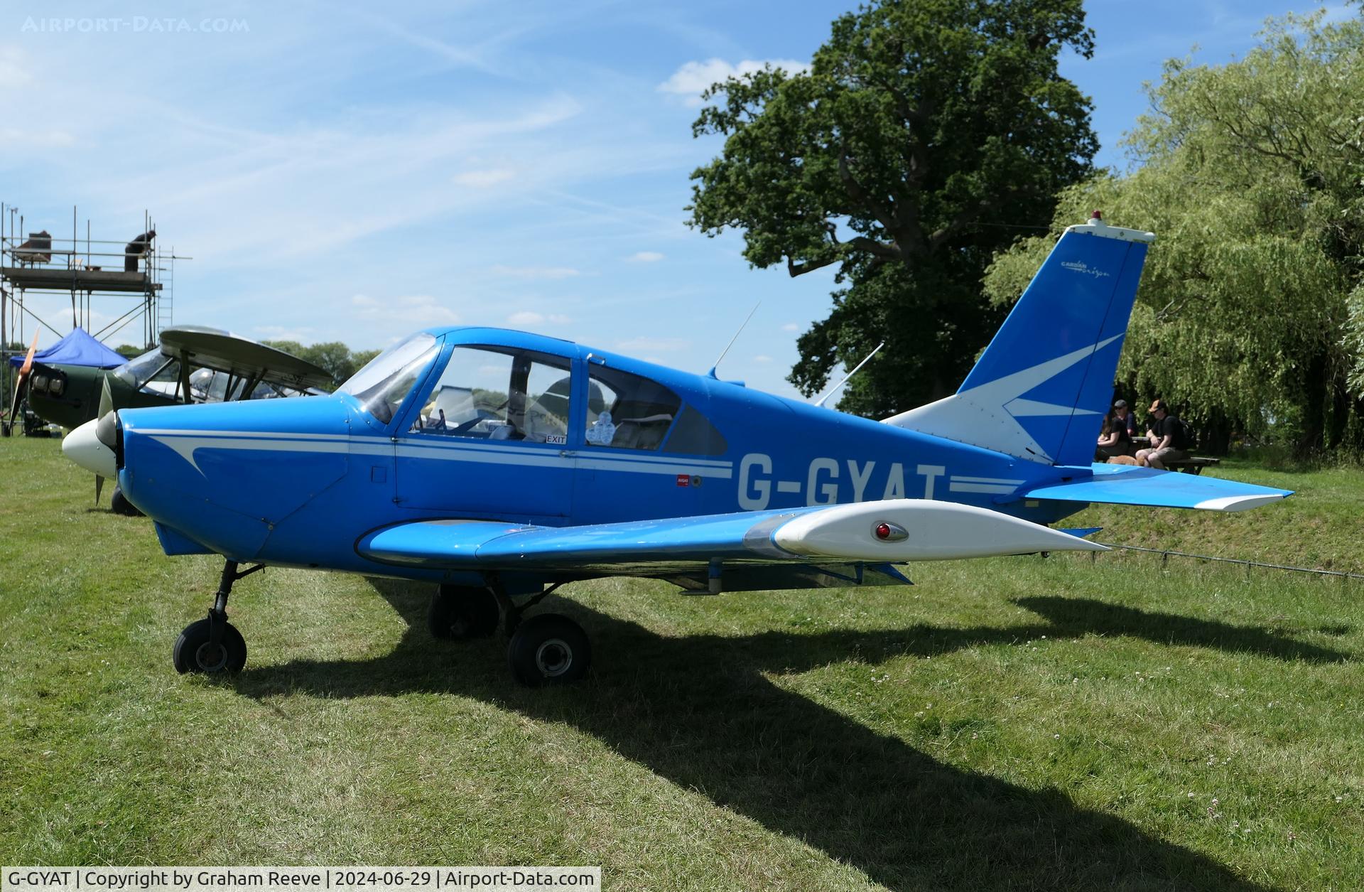 G-GYAT, 1966 Gardan GY-80-180 Horizon C/N 136, Parked at Hevenigham Hall.